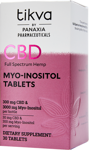 Pharmaceutical-Grade CBD Full-Spectrum Hemp Myo-Inositol Tablets